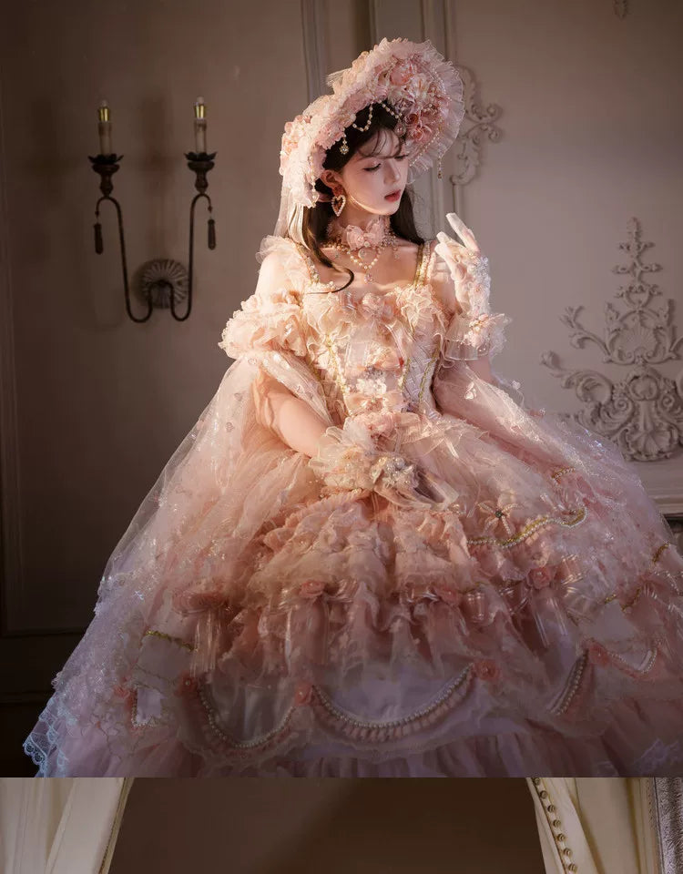 Cat Fairy - Princess on the Run - Misty Pink Lolita JSK