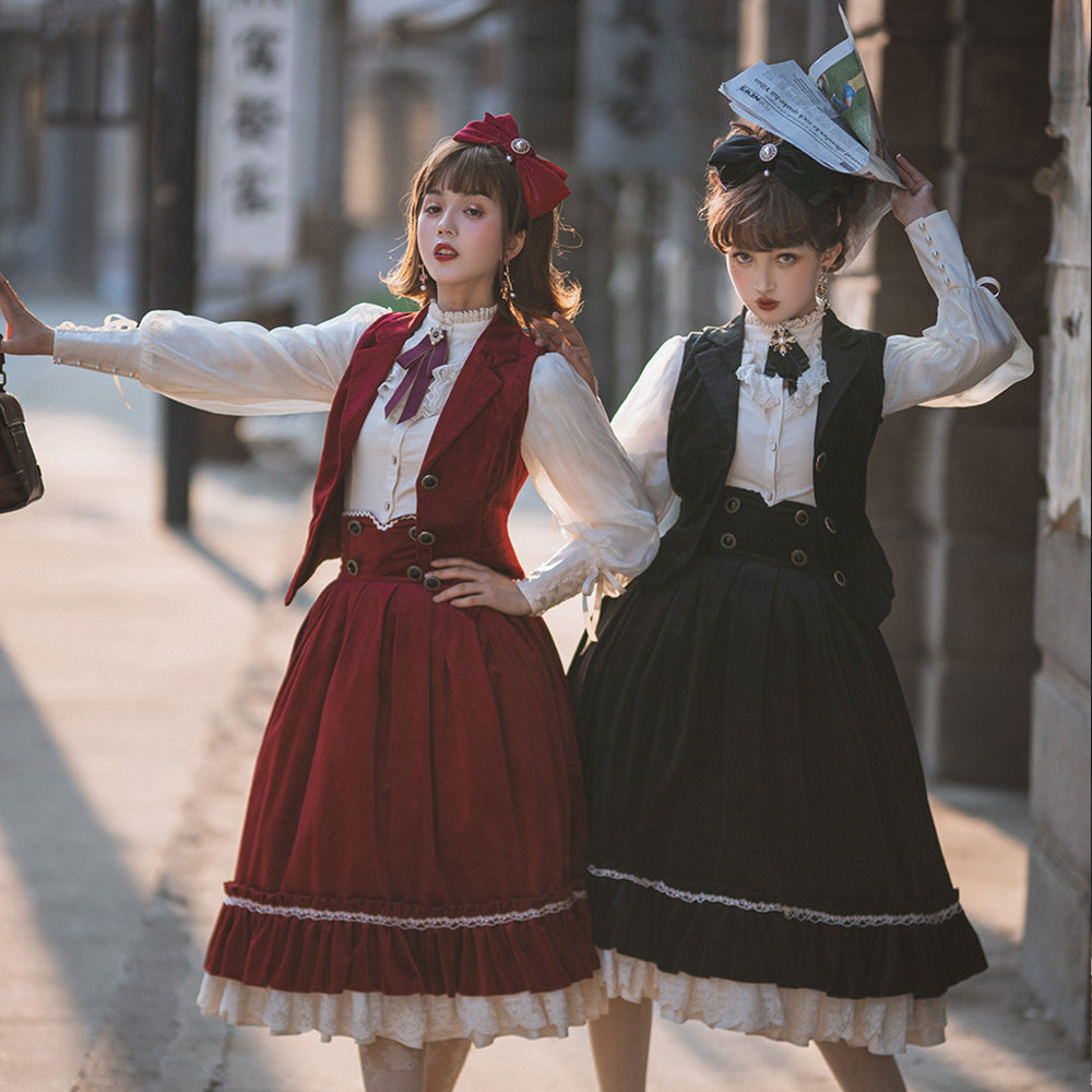 Miss Point - Rose Doll - Elegant Lolita Mutton Sleeve Blouse