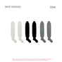 White + Black + Gray, 3-pair set / One Size (39-45.5)