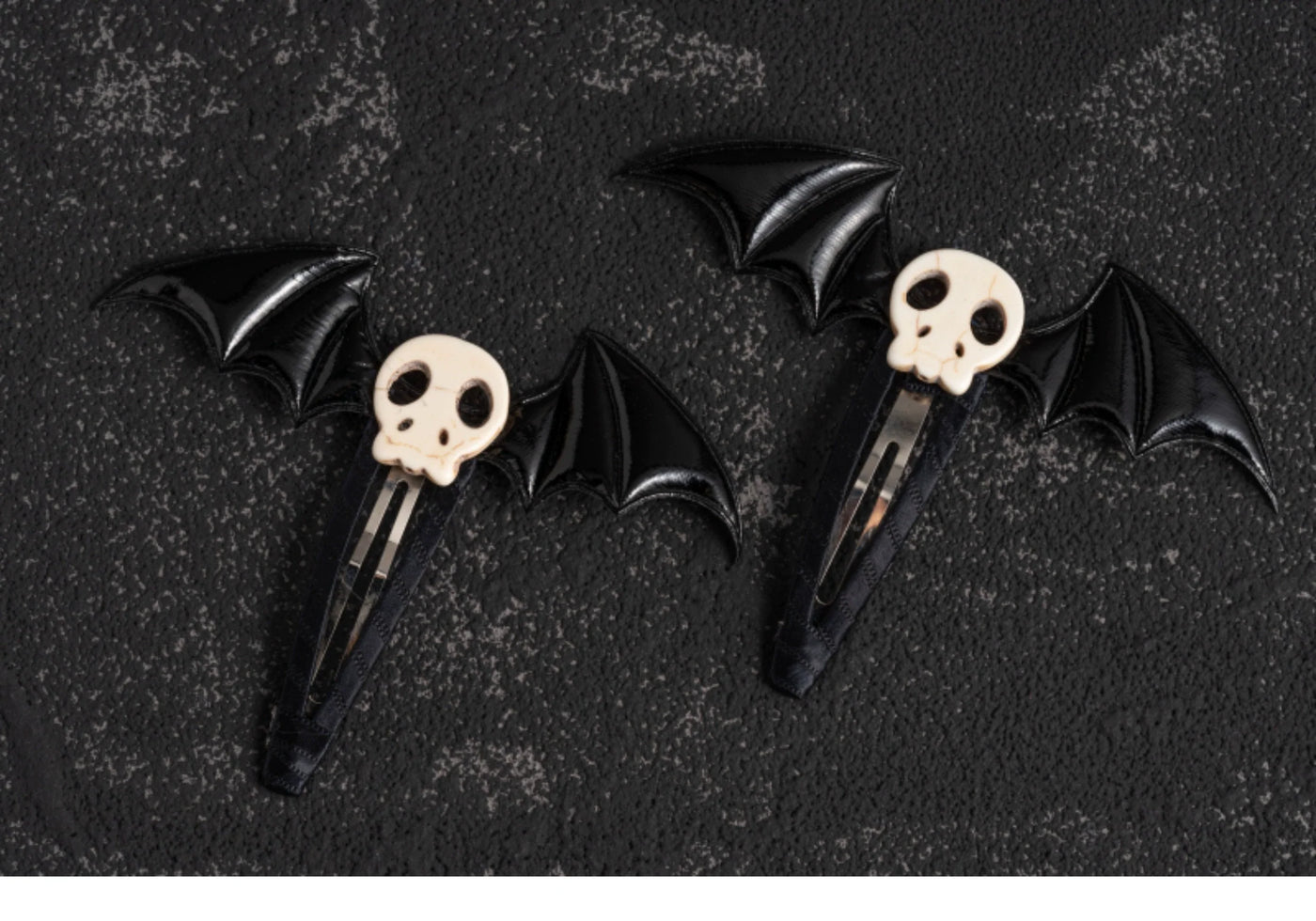 Strange Sugar - Gothic Hair Accessories Set Skulls - Sharks Lolita Clips Headbands Headwear
