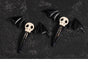 No.2 A Pair of Small Skull Wing Hair Clips