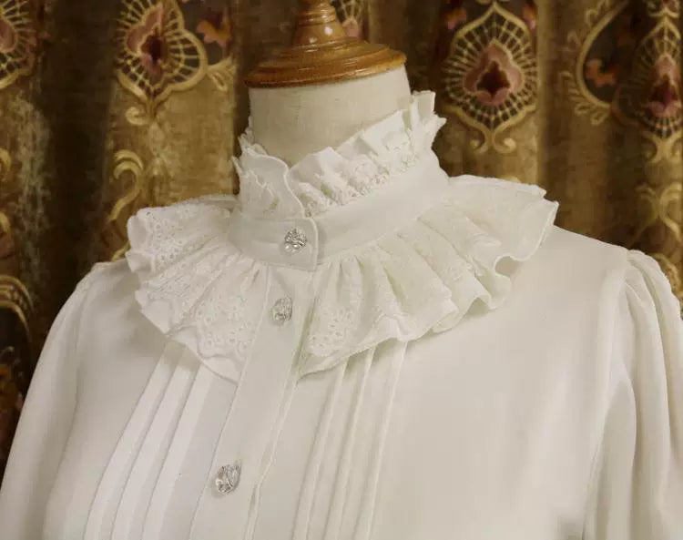 Sweetheart Dream Machine - Shape-Shifting Siren - Ruffle-Cuff Flare-Sleeve Blouse