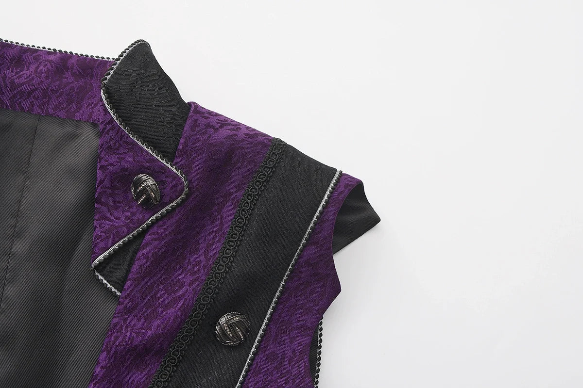 Immortal Thorn - Eternal Crimson Moon Forest - Ouji Lolita Tailcoat Vest