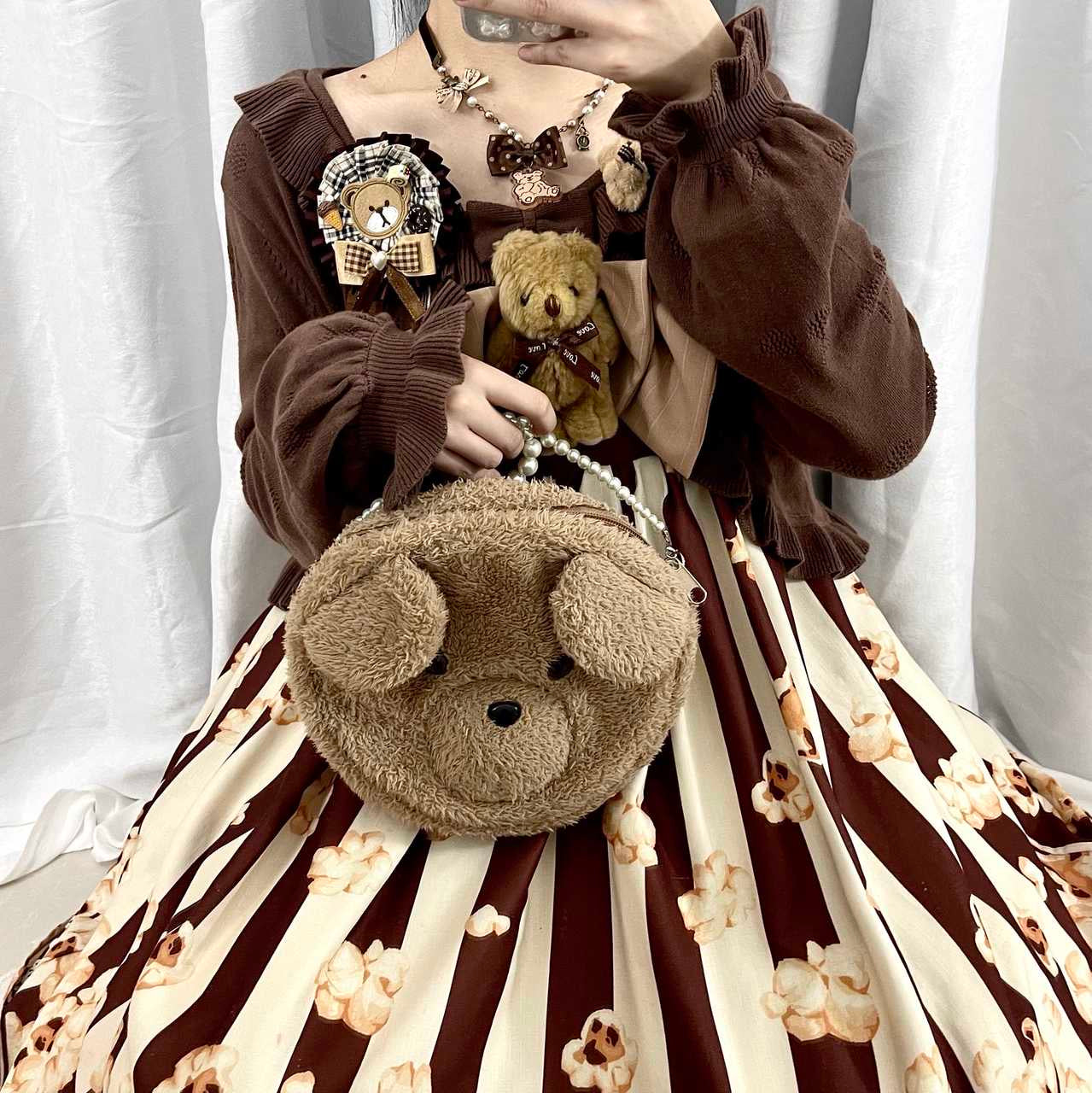 Little Dipper - Sweet Lolita Coat Long-sleeved - Cotton Cardigan Outerwear