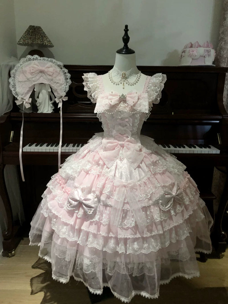 Pear Island Tea - Overture of Spring - Sweet lolita jumper skirt