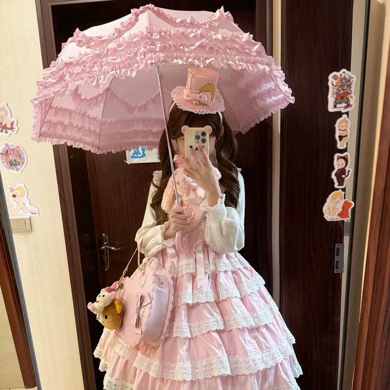 Independent Brand - Light Dance Lace Bridal Lolita Parasol - product image 3