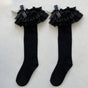 One Size / Black with Black Lace - Long Version