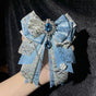 Snowflake Diamond Bow (Blue)