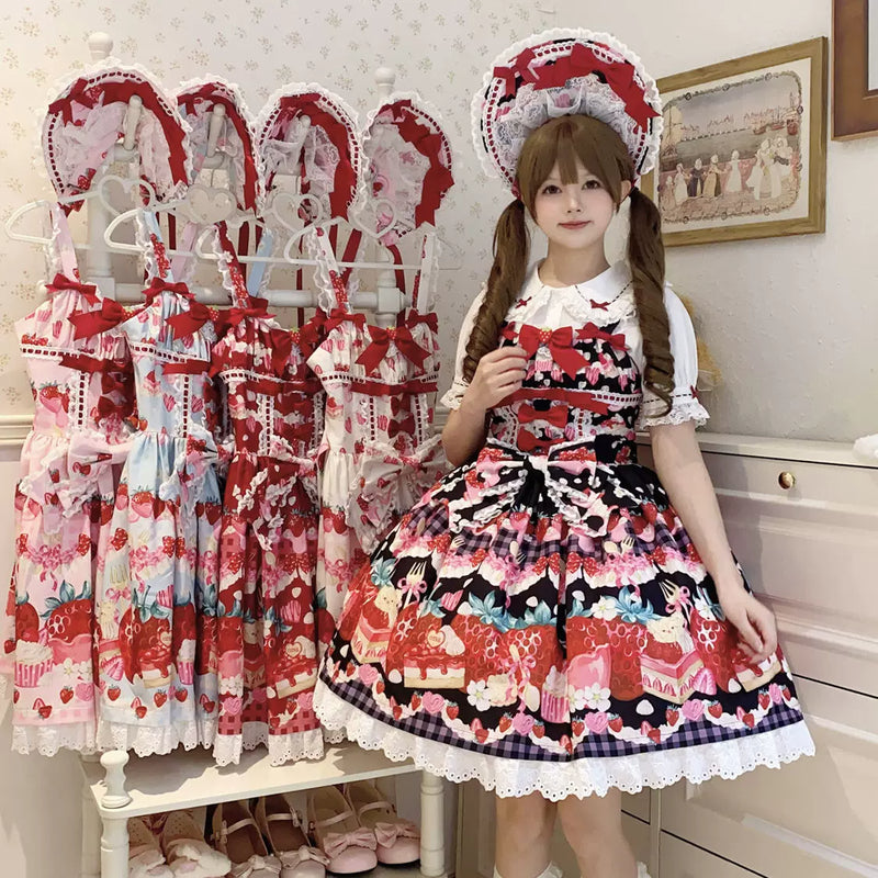 Hanguliang Sweet Berry Love JSK Dress