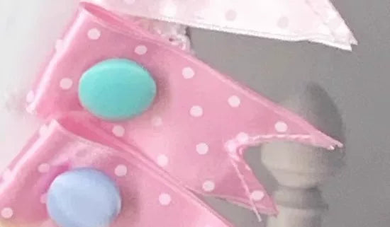roji roji - Sweet Rabbit Lace - Rabbit-Ear Headband with Layered Lace and Bows