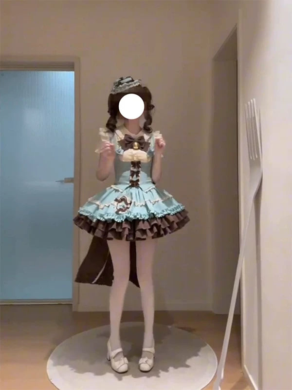Creamy - Mint Doll - JSK Dress Set with Tiered Ruffles