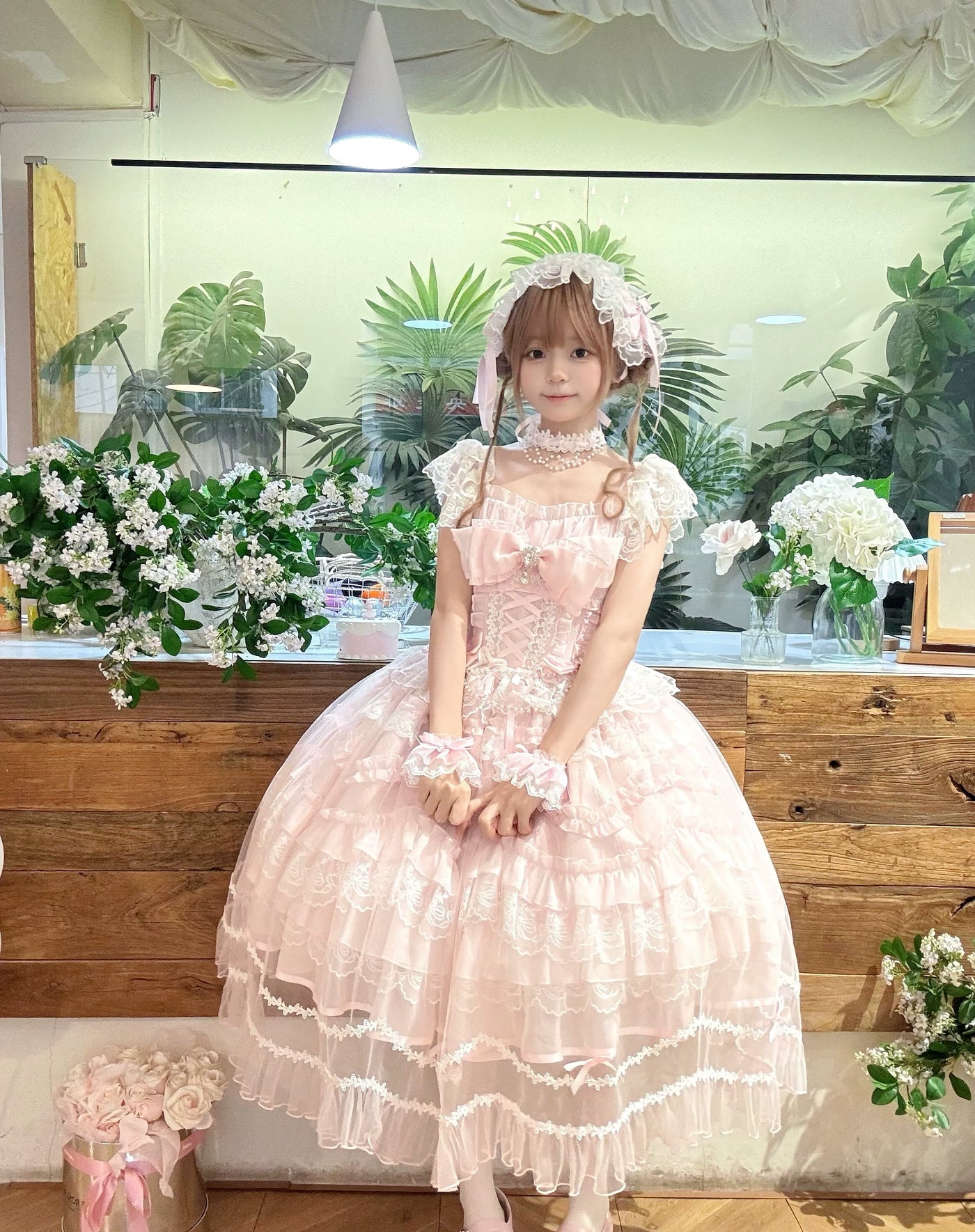 Sugar Girl - Eternal Vow - Wedding Lolita JSK, Detachable Overlay