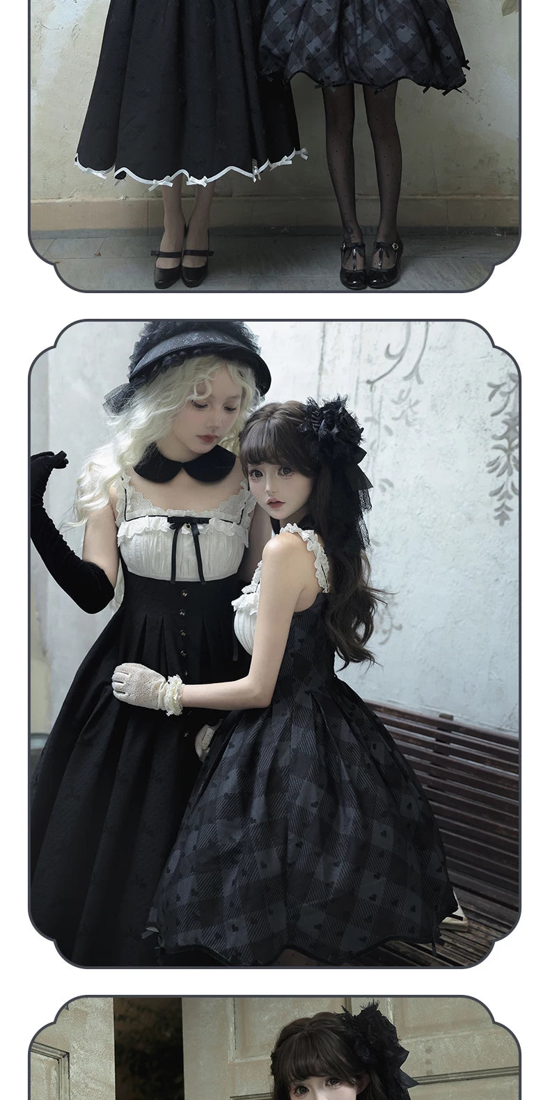 Inmorelli - Silent Manor - Lolita JSK and Outer Layer with Plaid Short-JSK Option