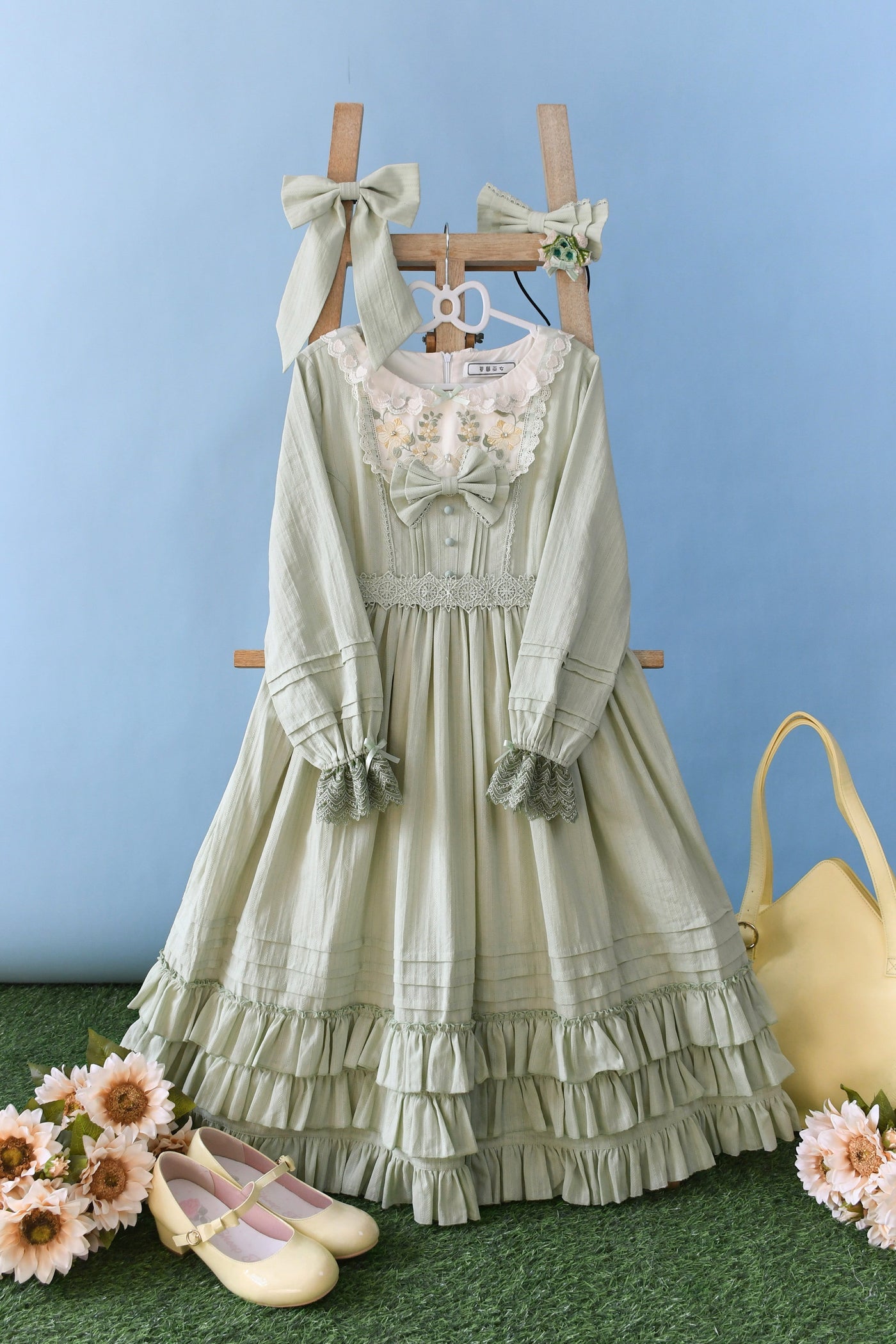 Strawberry Witch - Nerry - Sweet Lolita Embroidered OP Dress Multicolors