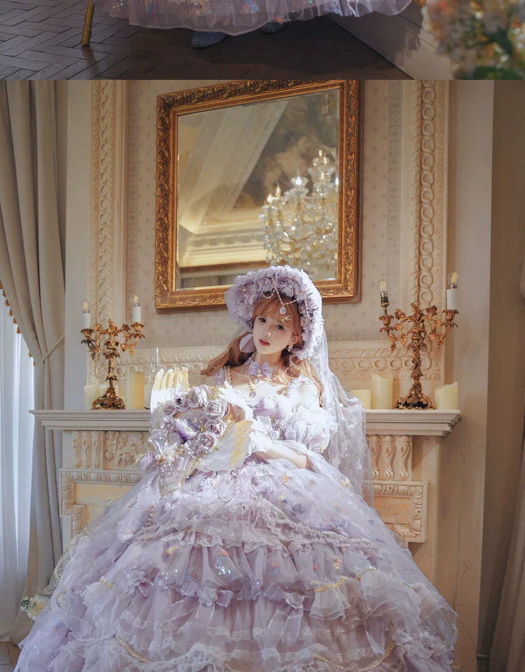Lolita - Princess on the Run - Lilac formal lolita JSK