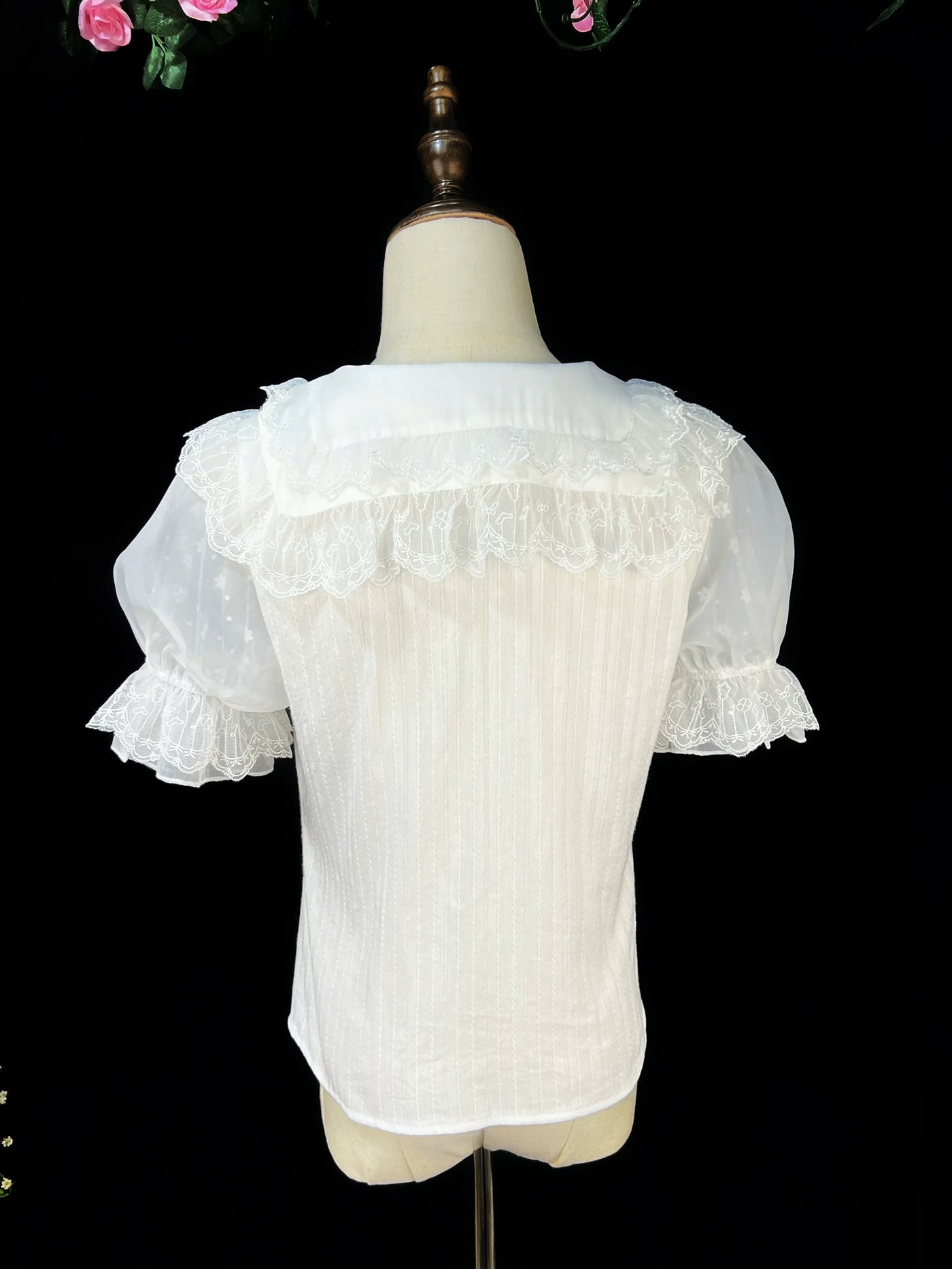 DMFS Lolita - DMFS - Sweet Lolita Shirt Cotton Lolita Blouse Doll Collar