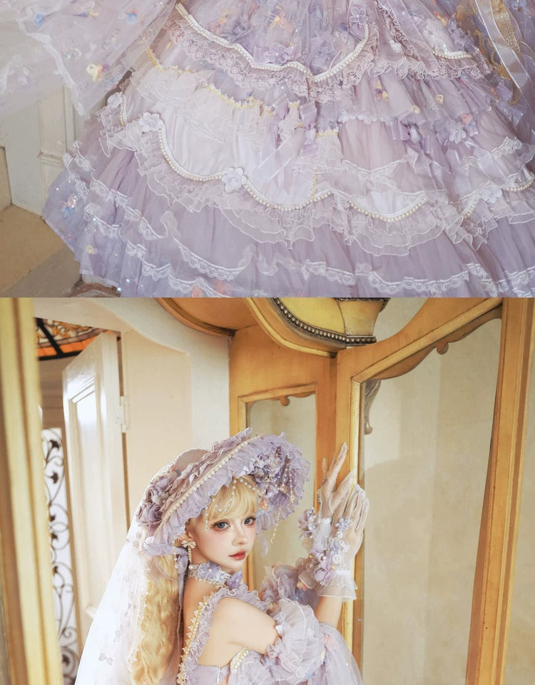 Cat Fairy - Princess on the Run - Lilac Lolita JSK