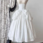 White fishbone underskirt / S recommended for 80-95 jin