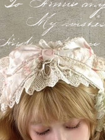 Zhijinyuan Morning Mist Rose Floral JSK & OP — Pink matching headband