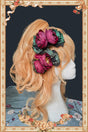 Floral Clip Pair - Dark Green