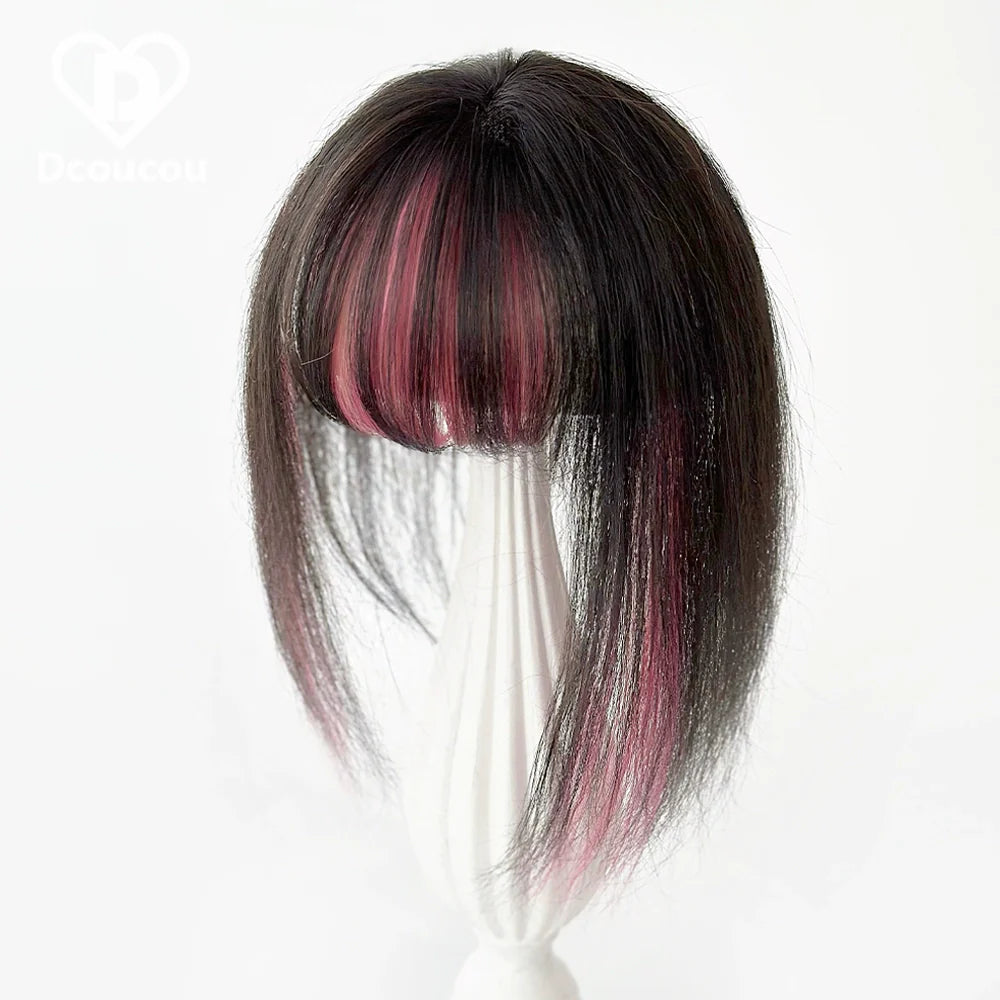 Lotus - Symphony Edition | 25cm Top Covered Real Hair Bangs Hair Patch Supernatural Daily | Wig | Dcoucou