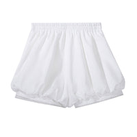 Designer's Gift - Blue Dragon Bone - Ouji Lolita shorts suit with embroidered halter top and trailing hems - shorts only / S