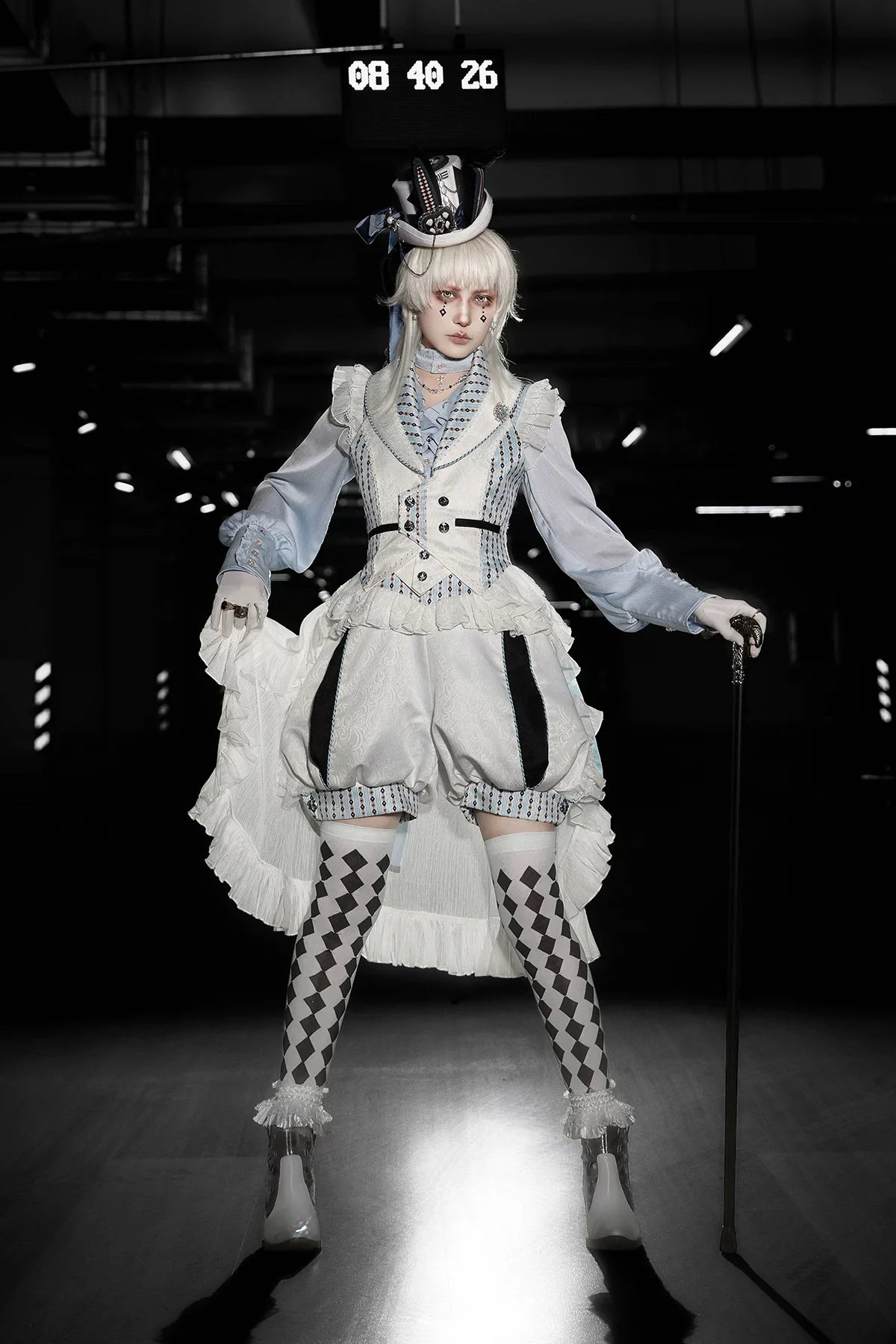 Immortal Thorn - Immortal Bunny's Invitation - High-Waist Ouji Lolita Lantern Shorts, Detachable Straps