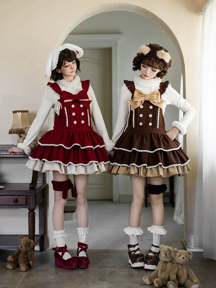 With PUJI - Snowlight of Tokamachi - Kawaii Lolita JSK, Animal Ear Headband