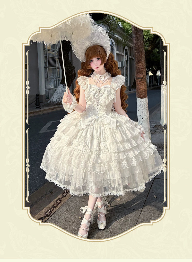 Miaolin Original - Rose Oath - Sweet Lolita JSK dress