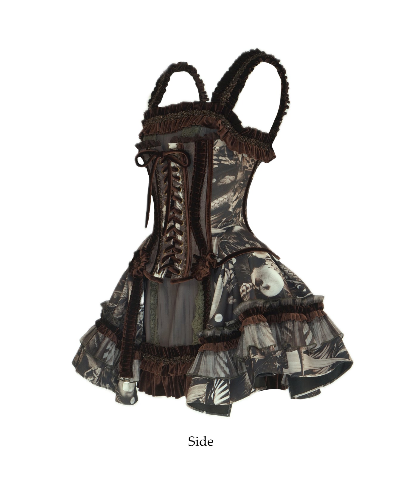 Nololita - Dream in Dream - Long or Short JSK with Layered Ruffle Skirt