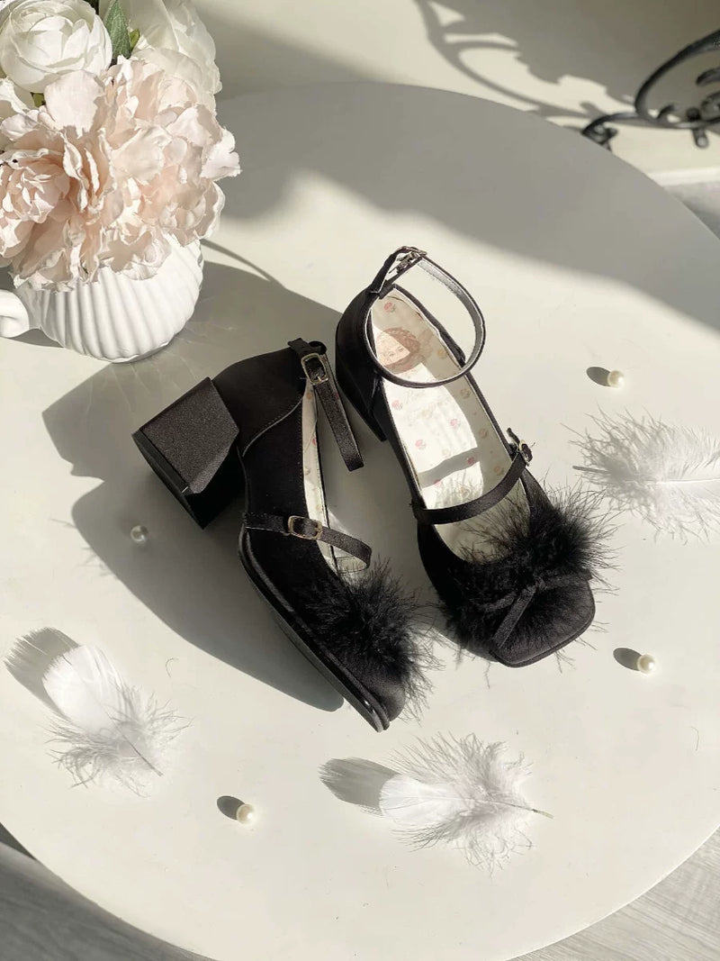 White Tea Dream Swan Overture Shoes