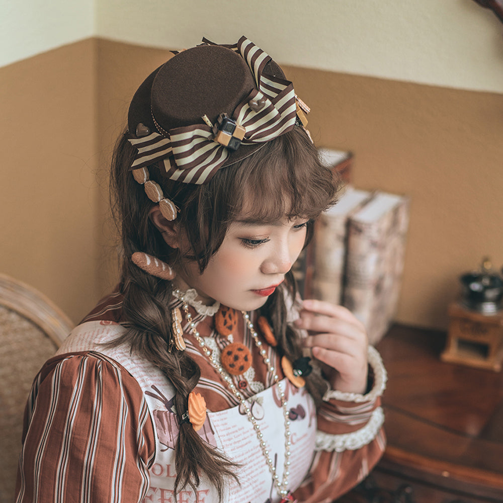 Miss Point - Chocolate Daily Light Sweet Lolita - Hat Headwear