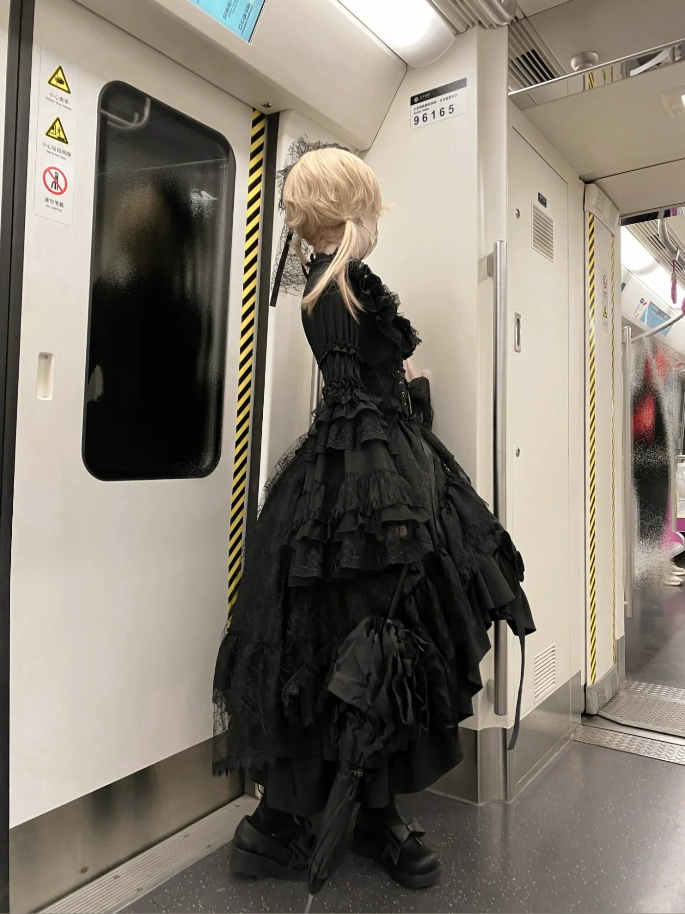 Nightingale Girl - Eternal Taboo - Gothic Lolita Skirt with Princess Sleeve Blouse