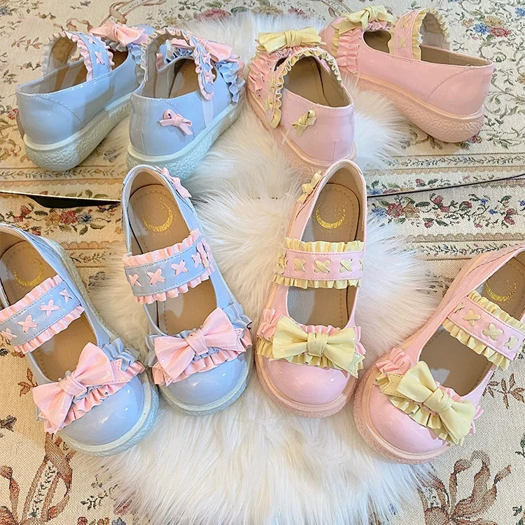 Fairy Godmother - Cookie - Flat Shoes with Butterfly-Knot Details - product detail 4