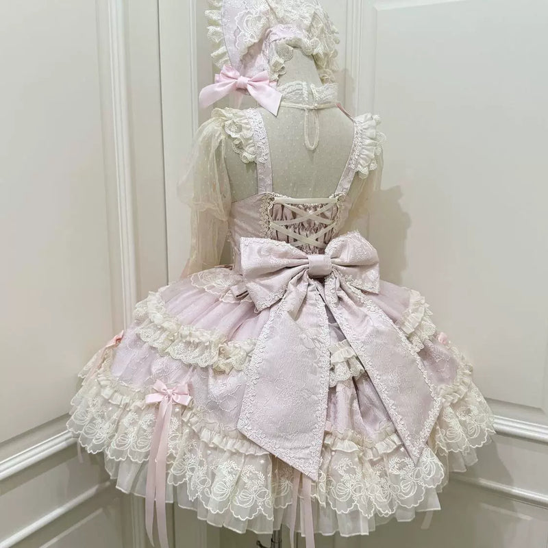 Hanguliang Flower Heart Love Ballet JSK Dress