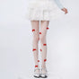 Milk white + red / One Size