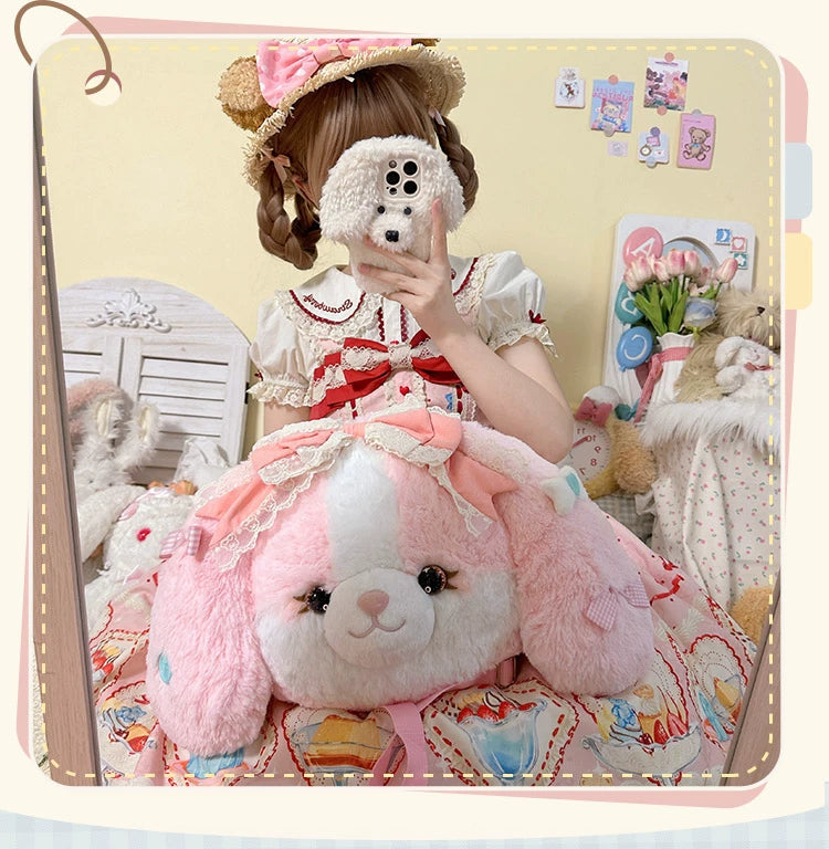 Lolita - Plush Cocker Spaniel Puppy Novelty Backpack - Individually