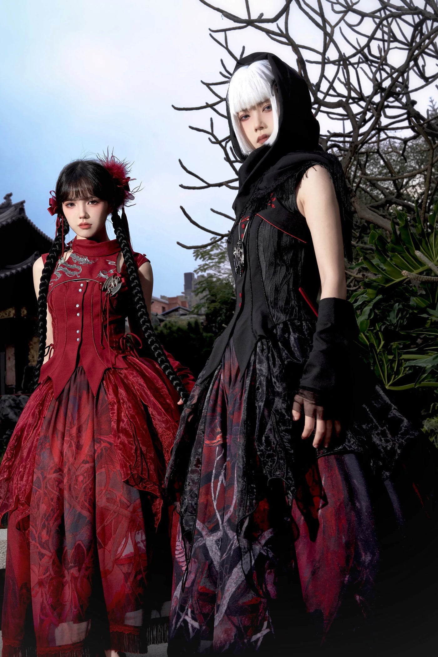 tonight - Gothic Dragon and Serpent - Dragon, Serpent and Moon Accessories