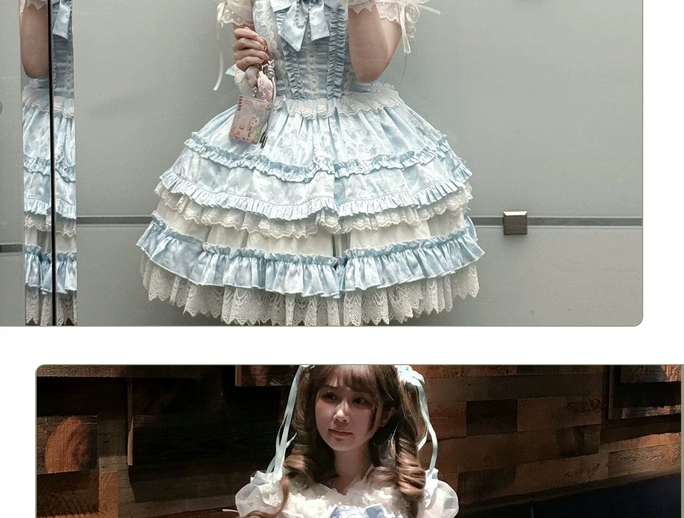 Shengqing - Ice Blue Overture - Summer Sweet Lolita jumper dress