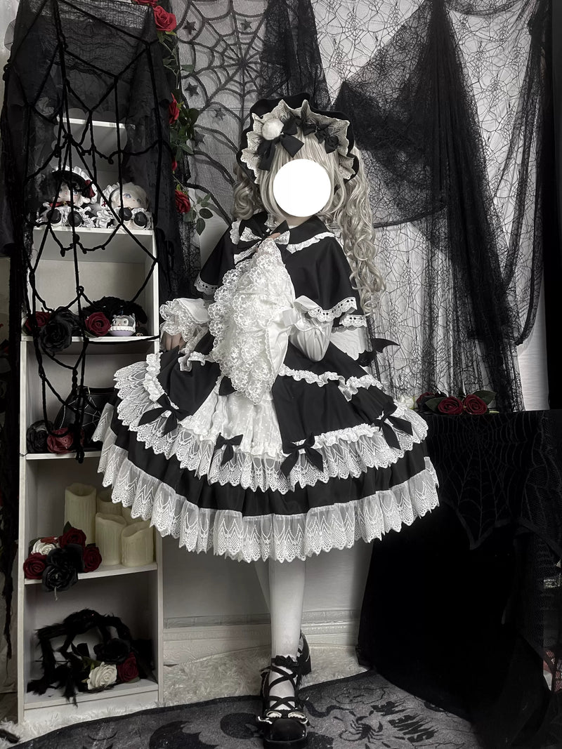 Galaxy Melody - Doll Whisper - JSK with layered lace ruffles