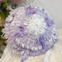 Large - 36 cm+ canopy radius / Purple finished parasol - curved handle
