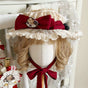 Beige handmade hat (compatible with complex-style OP) / Small item, one size