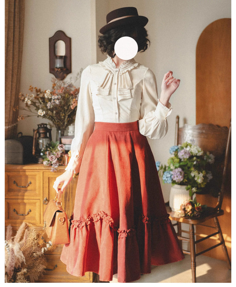 Forest Wardrobe - Forest Basket 4.0 - Classic Lolita Petal-Hem Skirt - 7