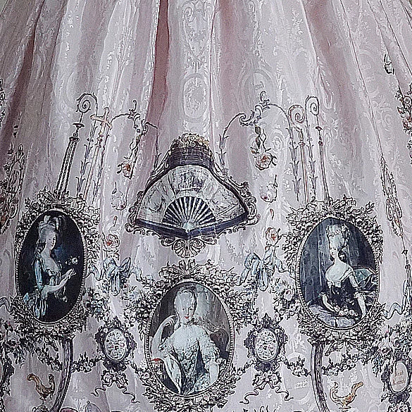 Krad Lanrete - Mary's Portrait - One-Size Headwear with Lace and Ribbon Bows