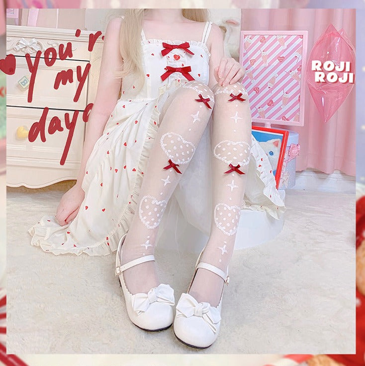 Roji Roji - Super Thin Summer Lolita Knee Socks - Socks