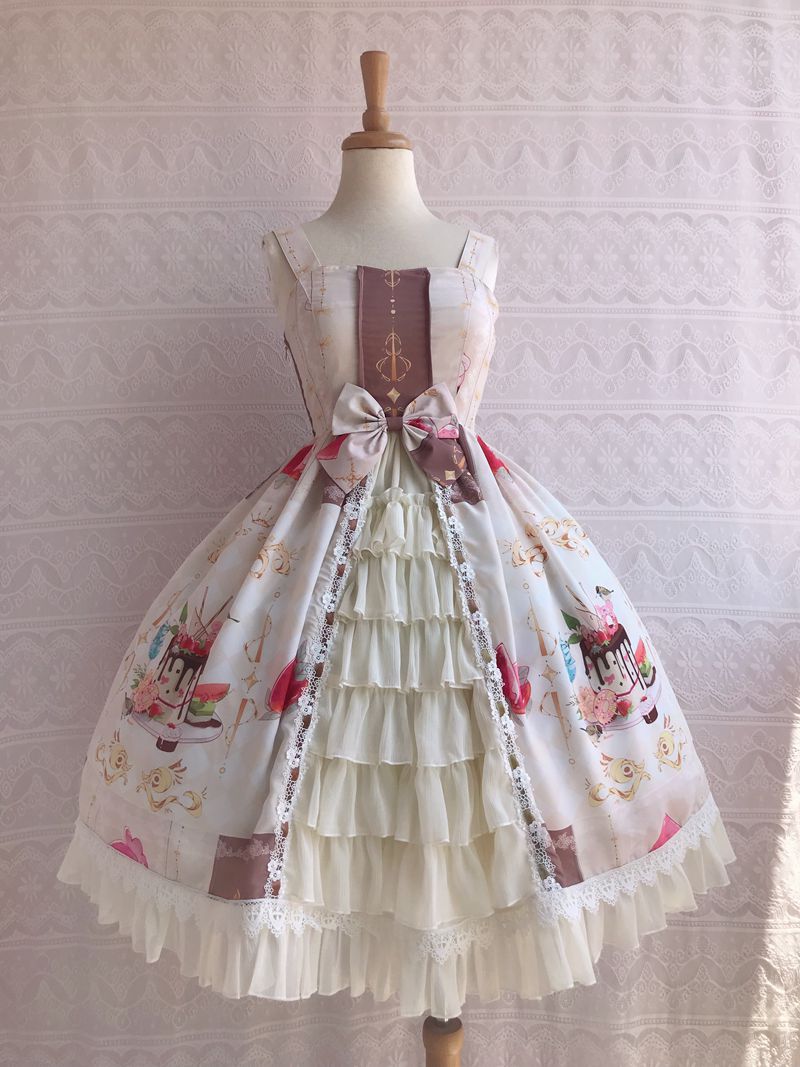Yilia - Summer Dessert Front Opening Lolita - JSK JSK Dress