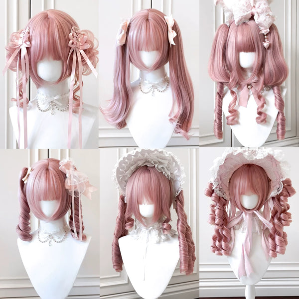 Sinwavy pink Lolita ponytail hairpiece collection - view 1