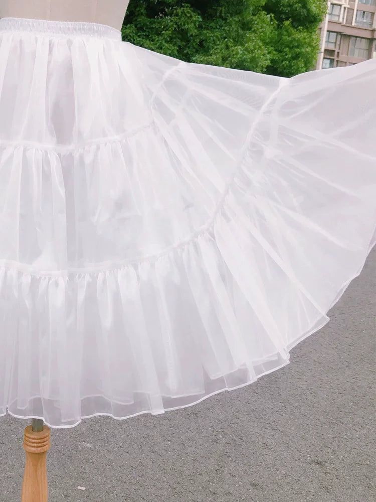 花田囍事 - 60cm 日常蓬度 汉服适用 无骨软纱裙撑 - 细节图 3