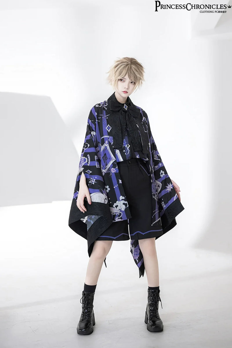 Princess Chronicles - Summer Sunscreen Loose Vintage - Printed Haori Outerwear Innerwear