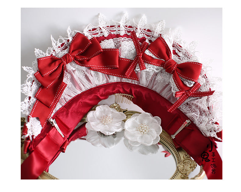 Xiaogui - Christmas Lolita Headband BNT and - Top Hat Headwear